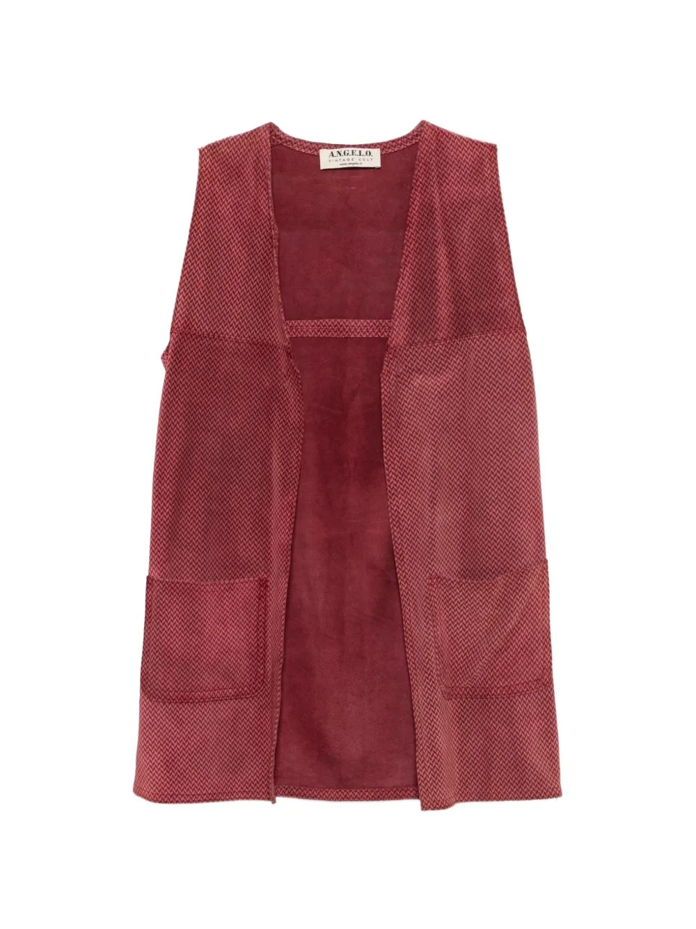 1970s Chevron-Print Gilet by A.N.G.E.L.O. Vintage Cult