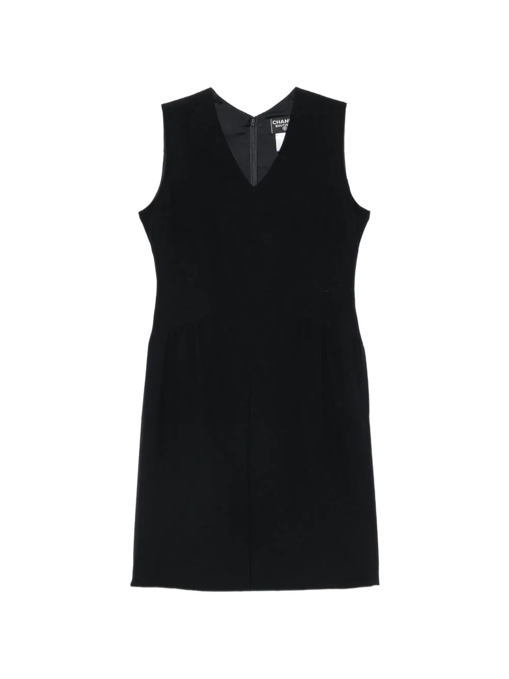 1998 Sleeveless V-Neck Mini Dress by CHANEL Pre-Owned