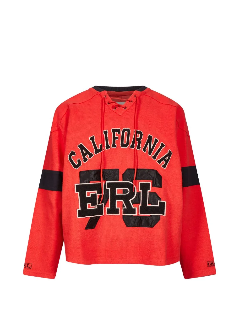 California Lace-Up Logo-Patch Sweater by ERL