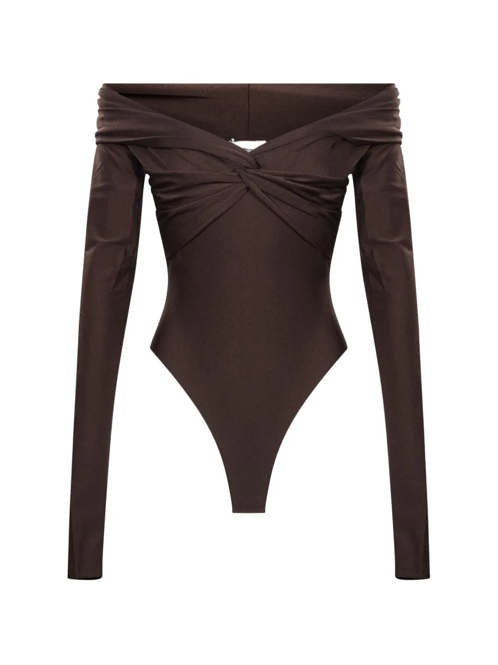 Kendall Twist-Detail Off-Shoulder Bodysuit by THE ANDAMANE