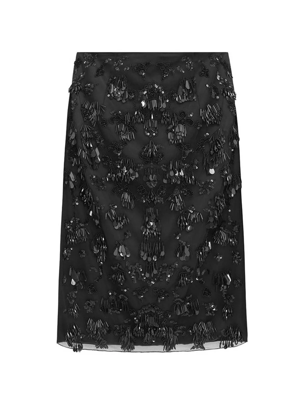 Fortuna Embroidered Midi Skirt by 16Arlington