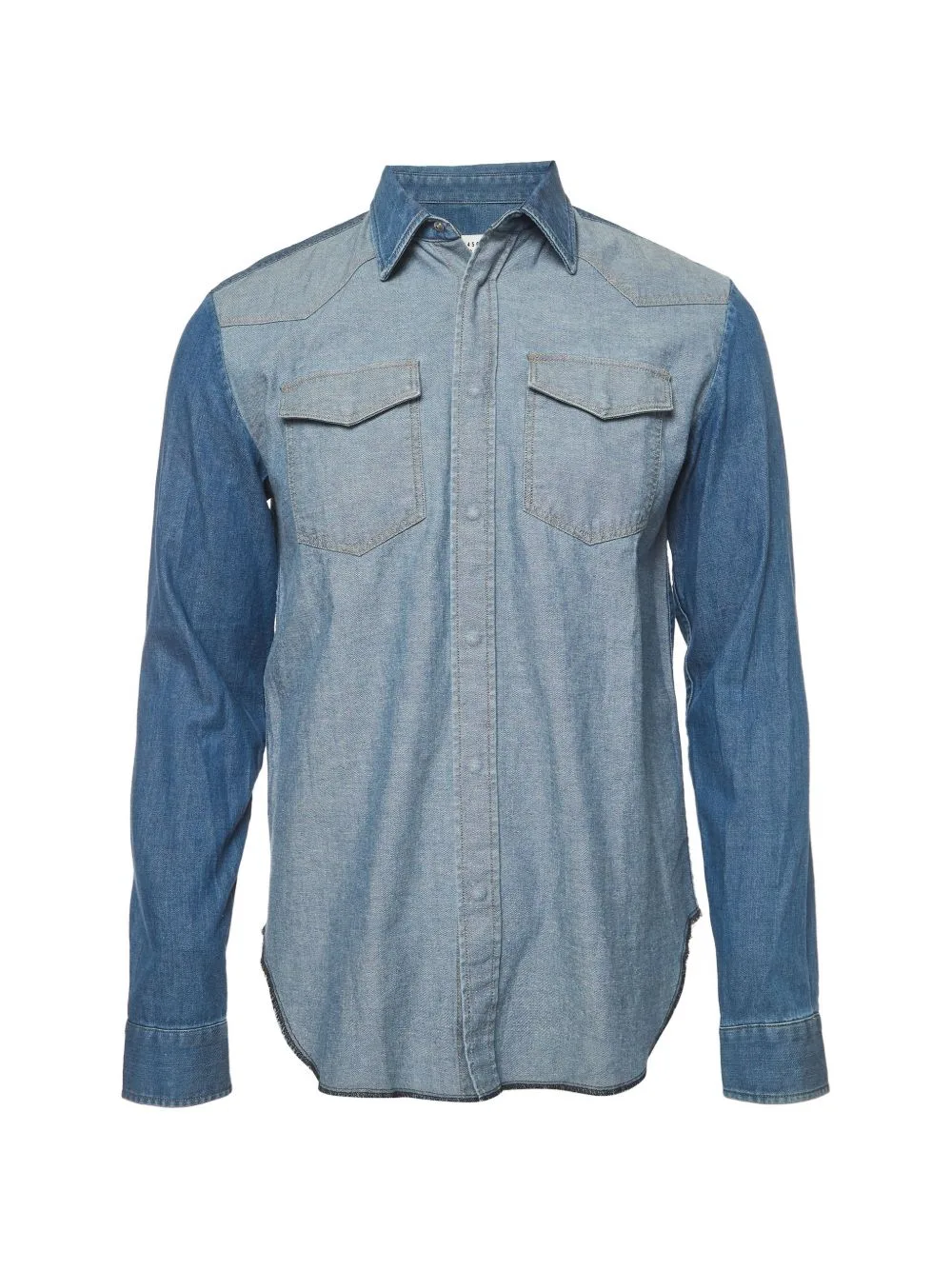 Two-Tone Button-Front Shirt by Maison Martin Margiela Pre-Owned