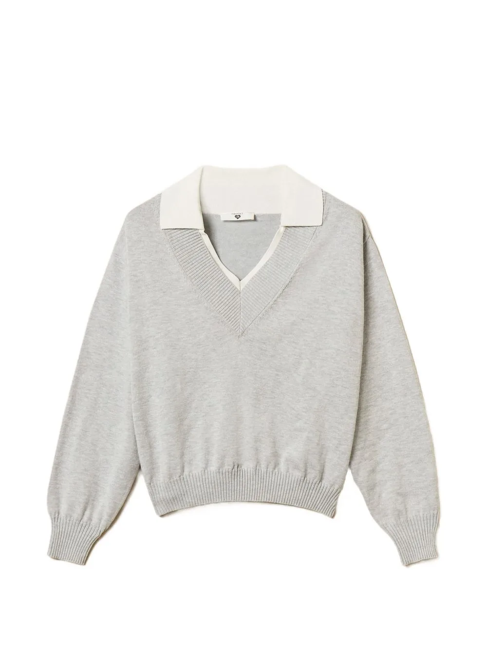Wingtip-Collar Sweater by TWINSET