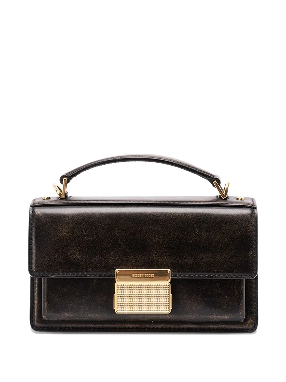 Mini Venezia Gold-Lock Tote Bag by Golden Goose