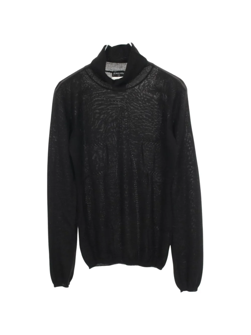 1986-1988 Coco Mark Turtleneck Sweater by CHANEL Pre-Owned