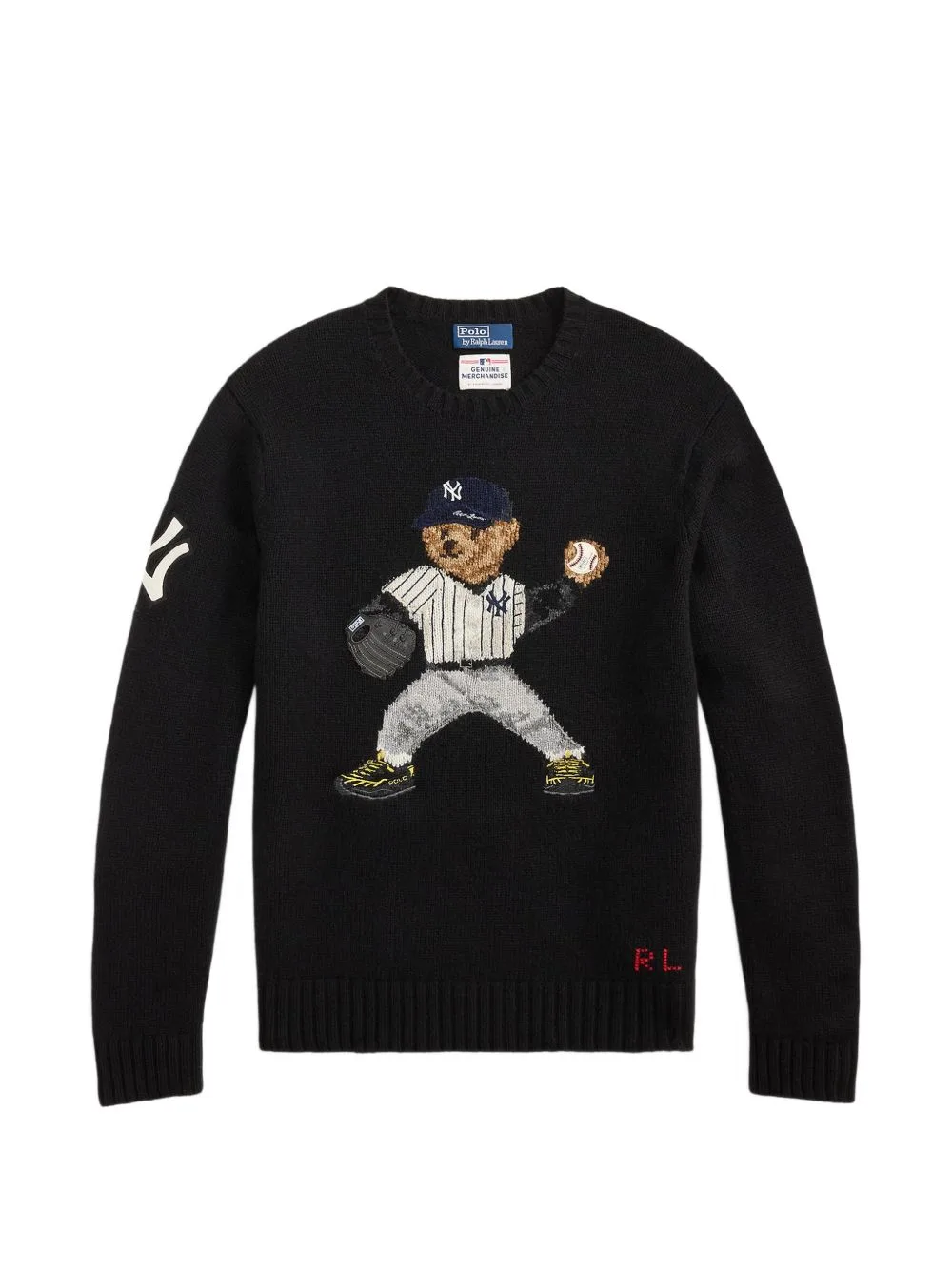 Polo Ralph Lauren x New York Yankees Polo Bear Wool Sweater by Polo Ralph Lauren