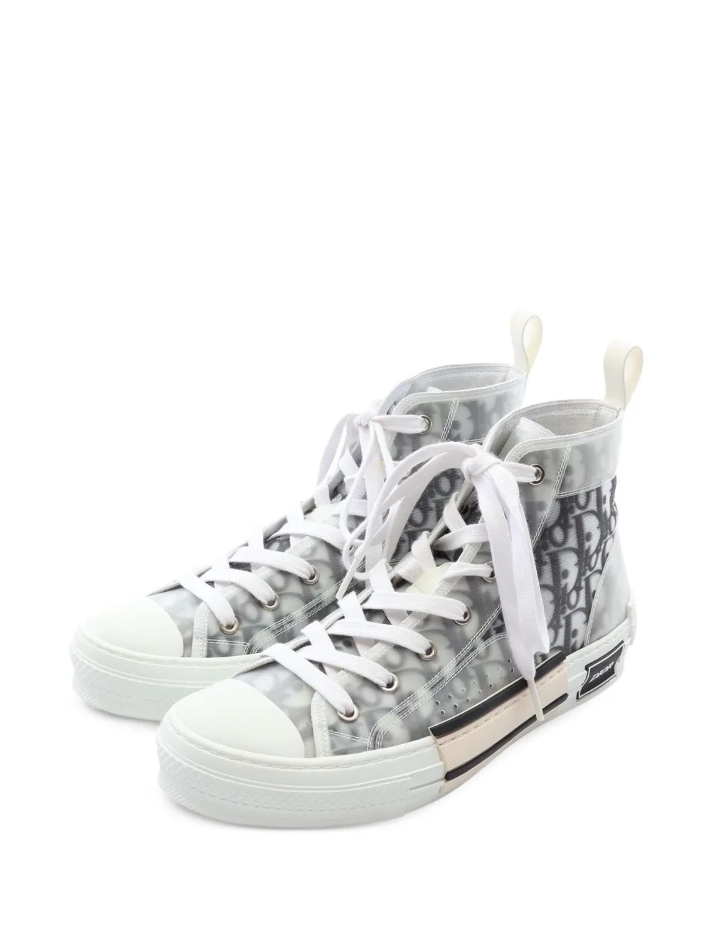 2010s B23 Oblique High-Top Sneakers by Christian Dior Pre-Owned