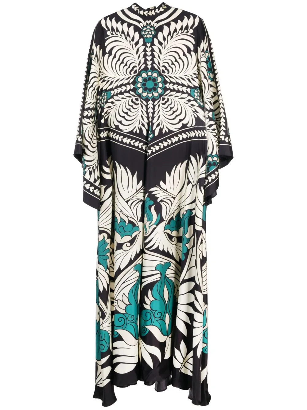 Magnifico Abstract-Print Silk Dress by La DoubleJ