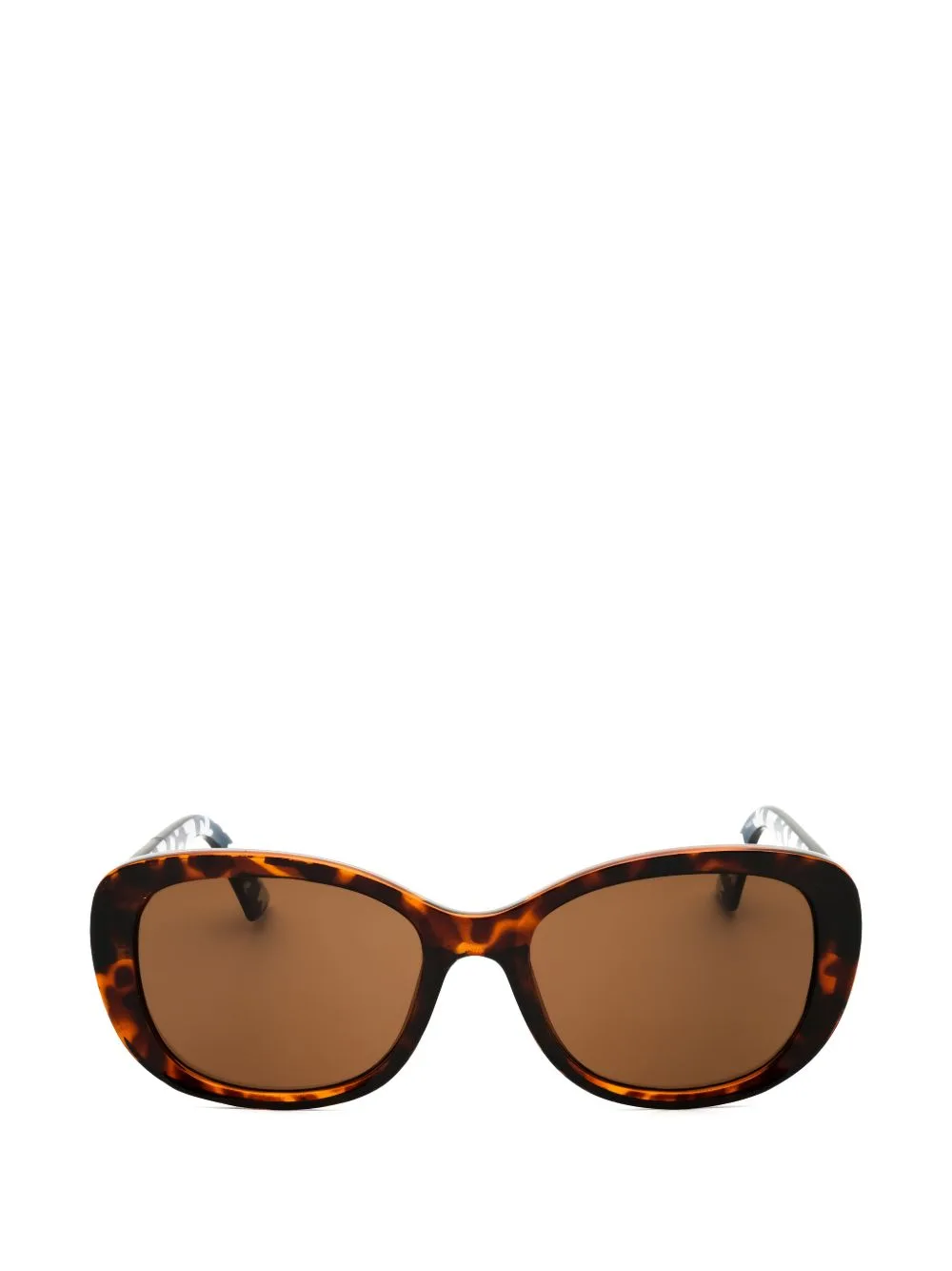 Tortoiseshell-Effect Oval-Frame Sunglasses by Draper James