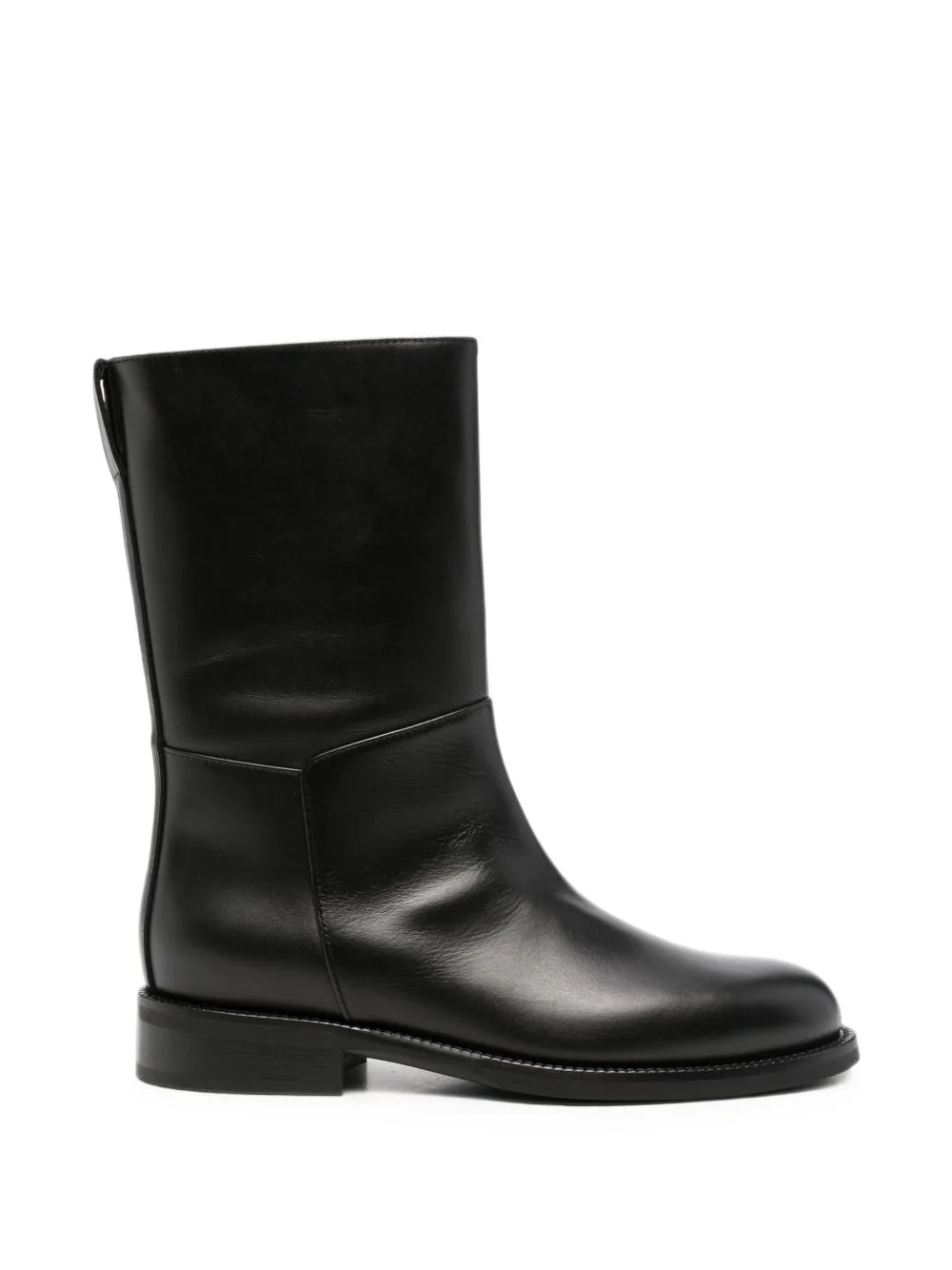 Flat Leather Boots by Liviana Conti