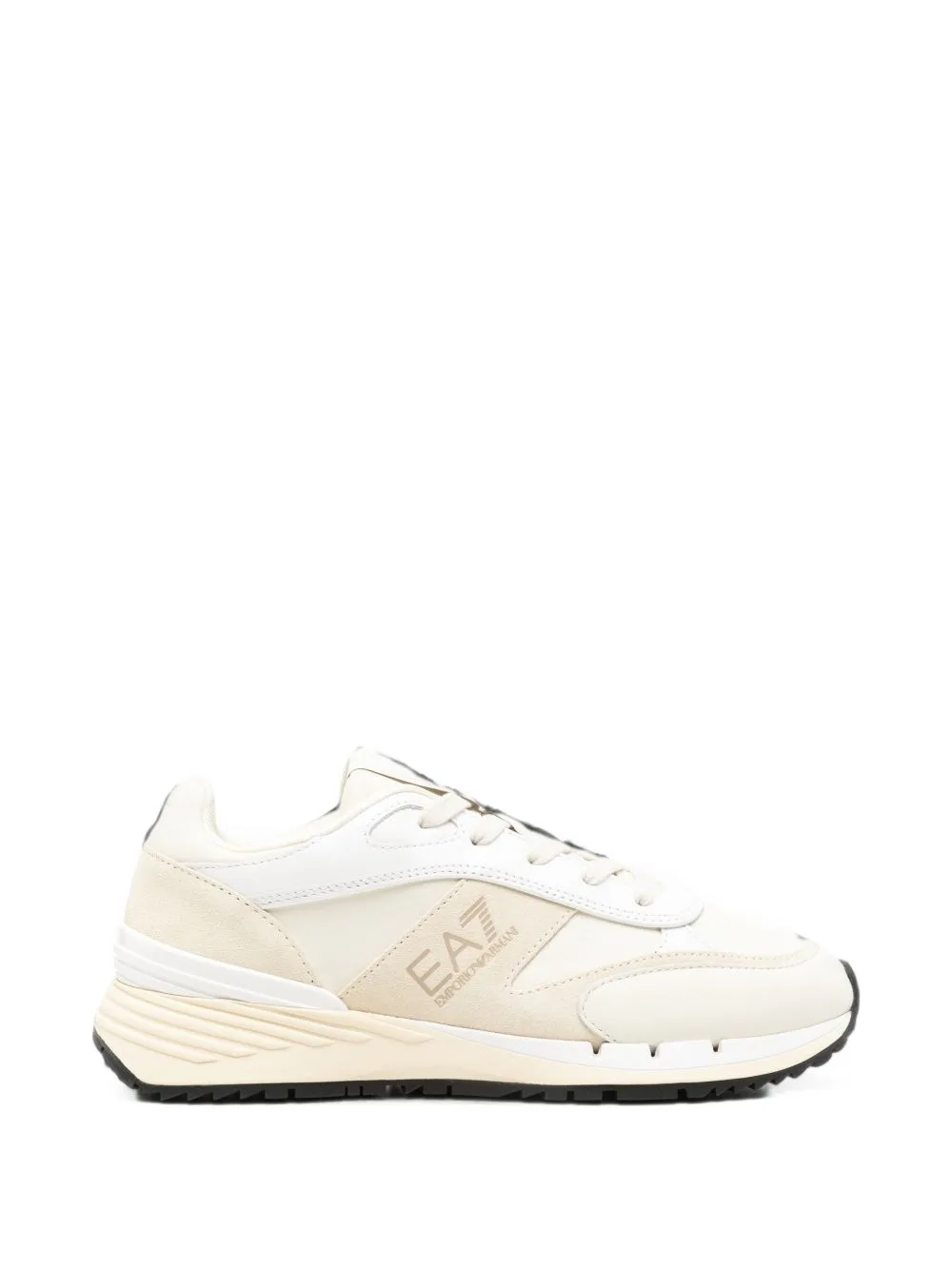 Logo-Print Panelled Sneakers by Ea7 Emporio Armani
