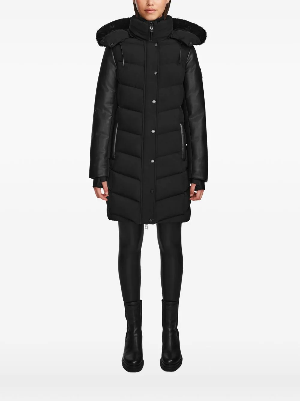 Elsa Quilted Parka Coat by RUDSAK