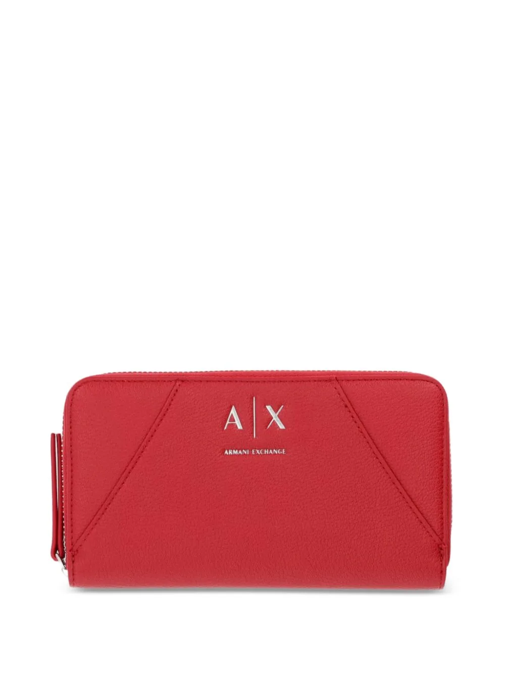 Logo-Plaque Pebbled Wallet by Armani Exchange