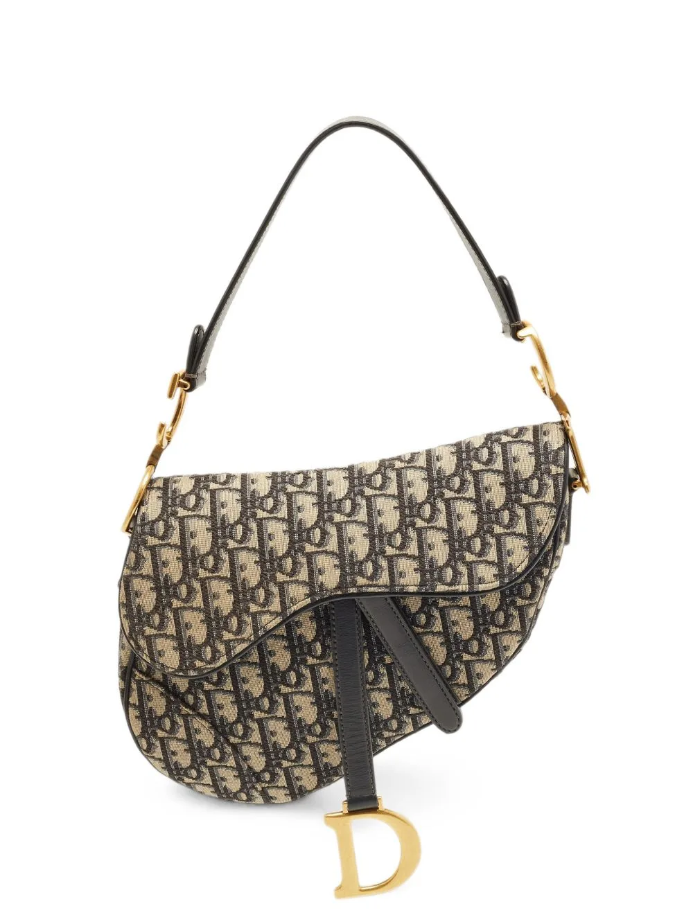Saddle Oblique Shoulder Bag by Christian Dior Pre-Owned