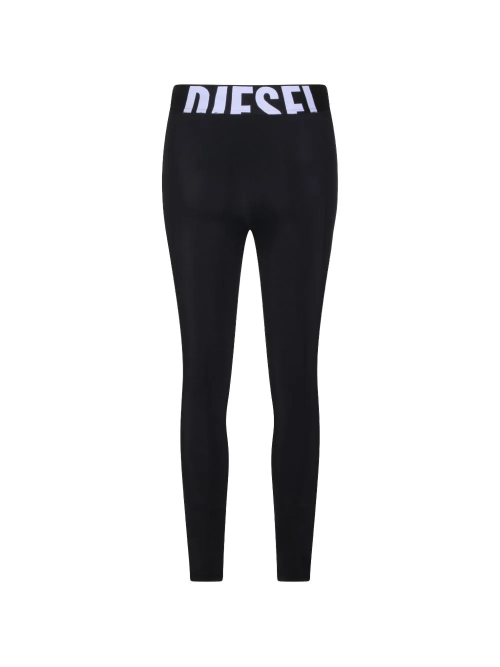 Microfibre Leggings with Cut-Off Logo by Diesel