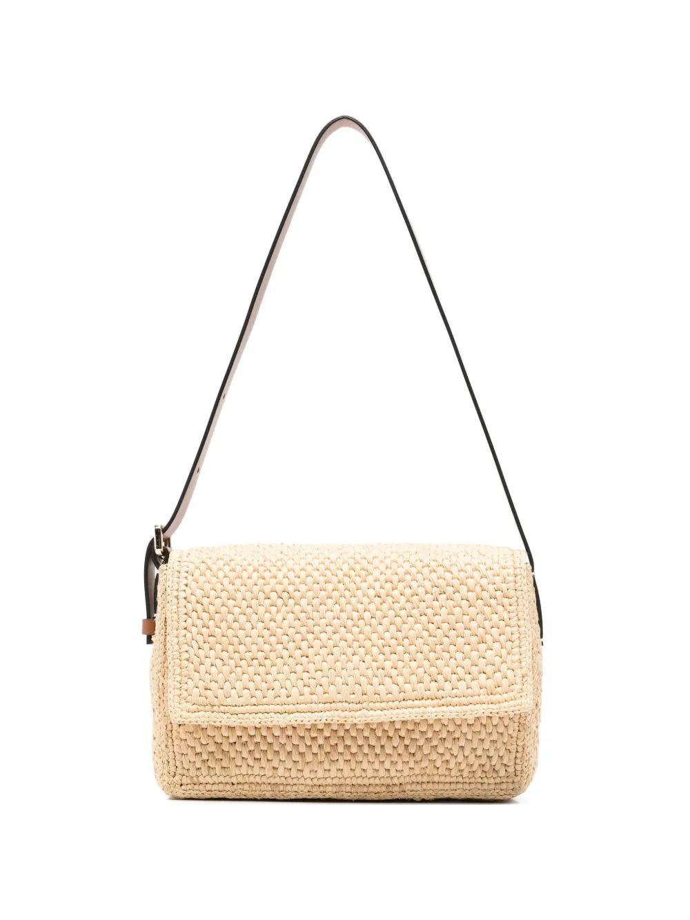Natural Leather Shoulder Bag by Manebi