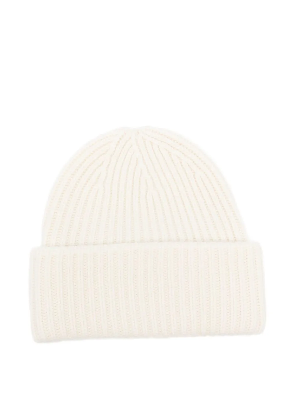 Ribbed-Knit Beanie Hat by Soft Goat