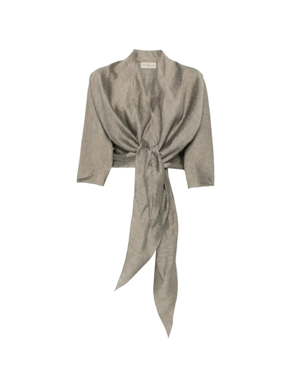 Aria Tie-Fastening Jacket by Cortana