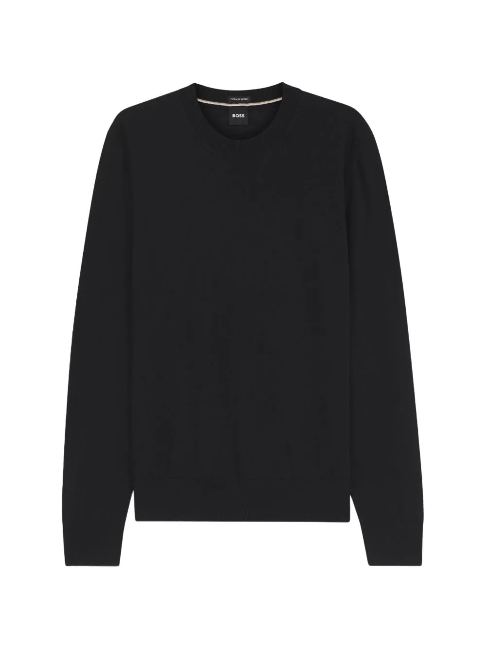 Crew-Neck Wool Sweater by BOSS
