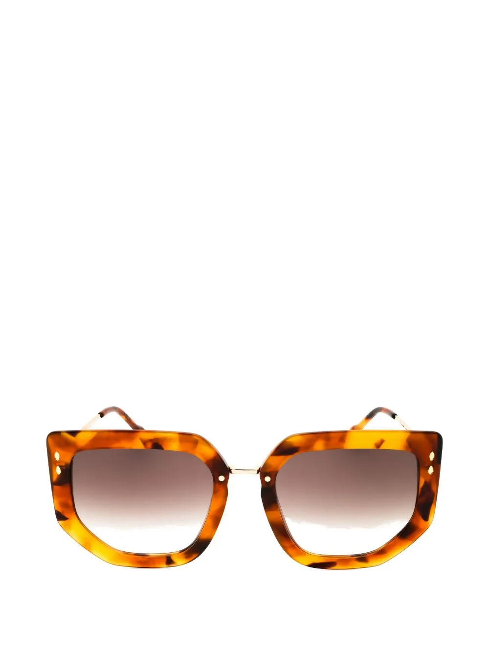 Tortoiseshell-Effect Cat-Eye Sunglasses by ISABEL MARANT