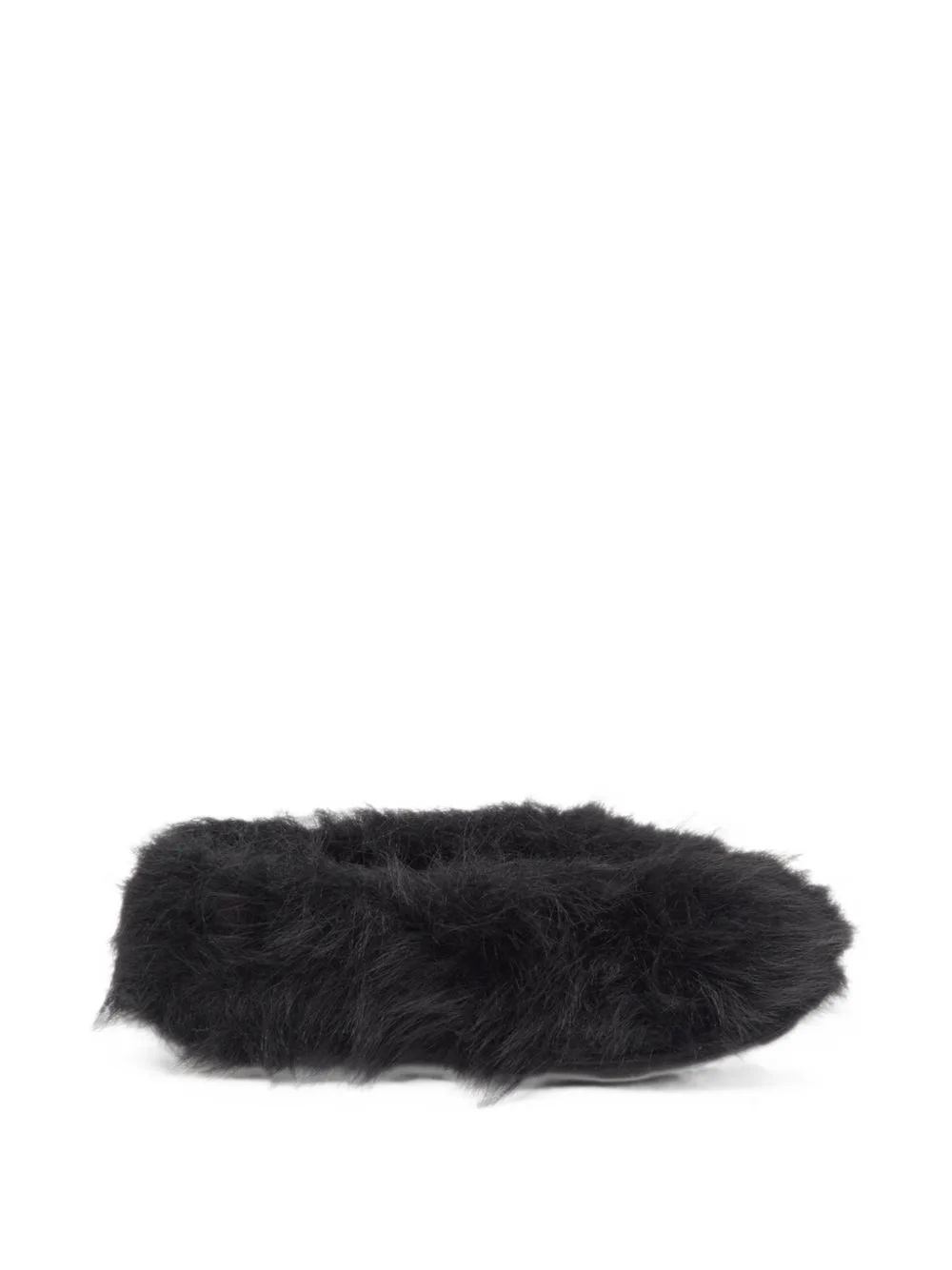 Faux-Fur Ballet Flats by Moschino
