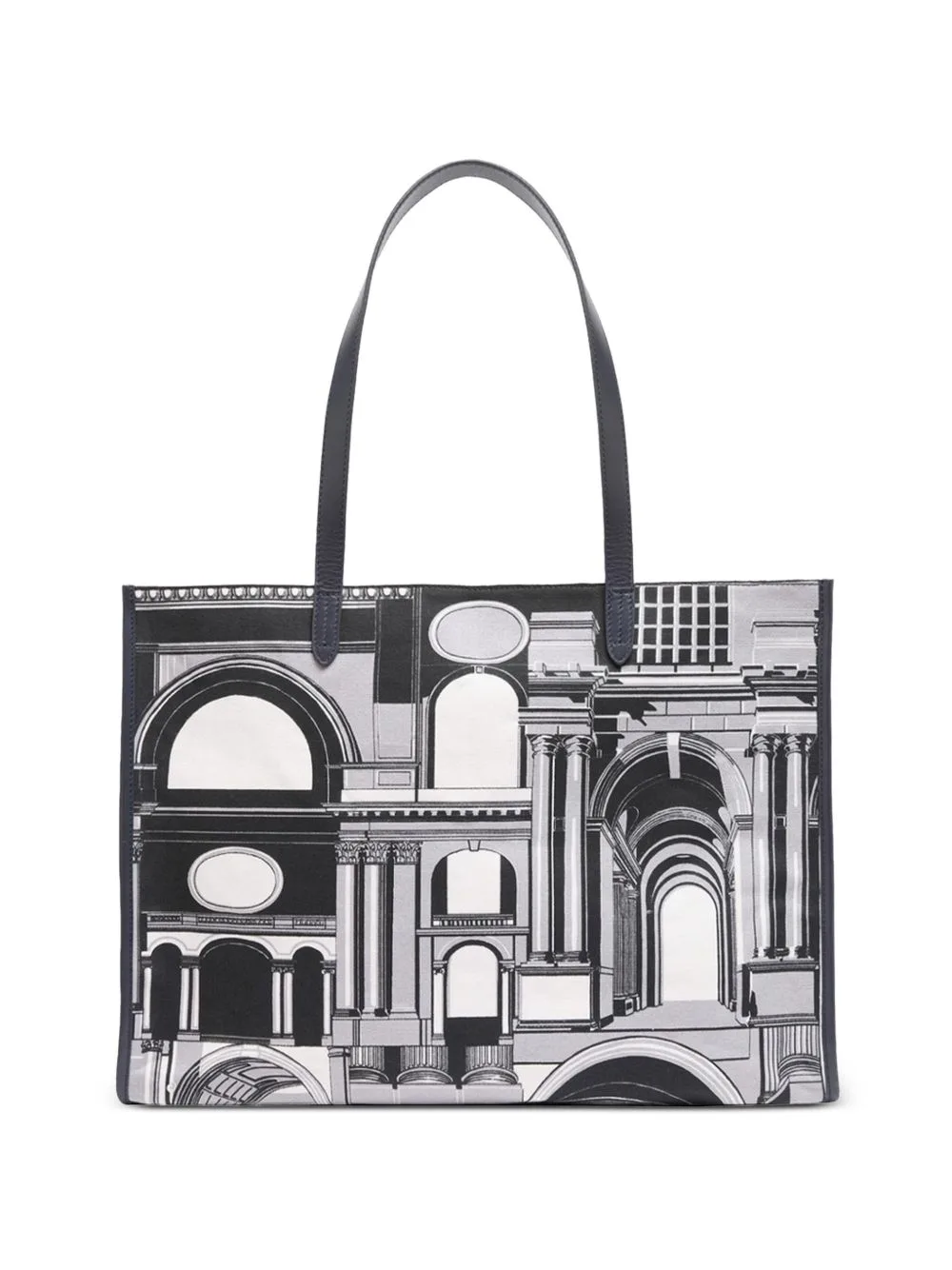 Architectural-Print Tote Bag by Inoui Editions