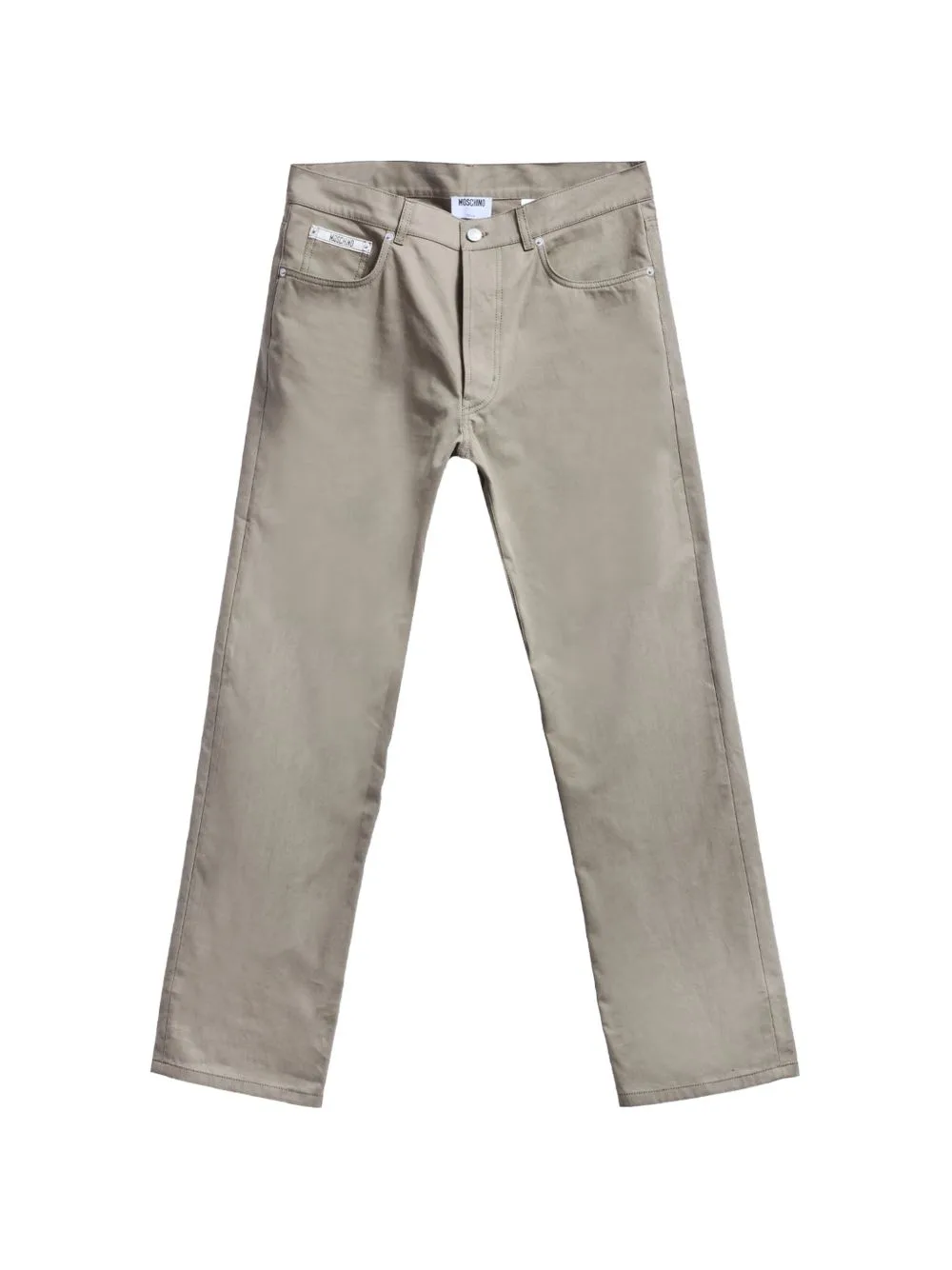 Logo-Patch Five-Pocket Jeans by Moschino