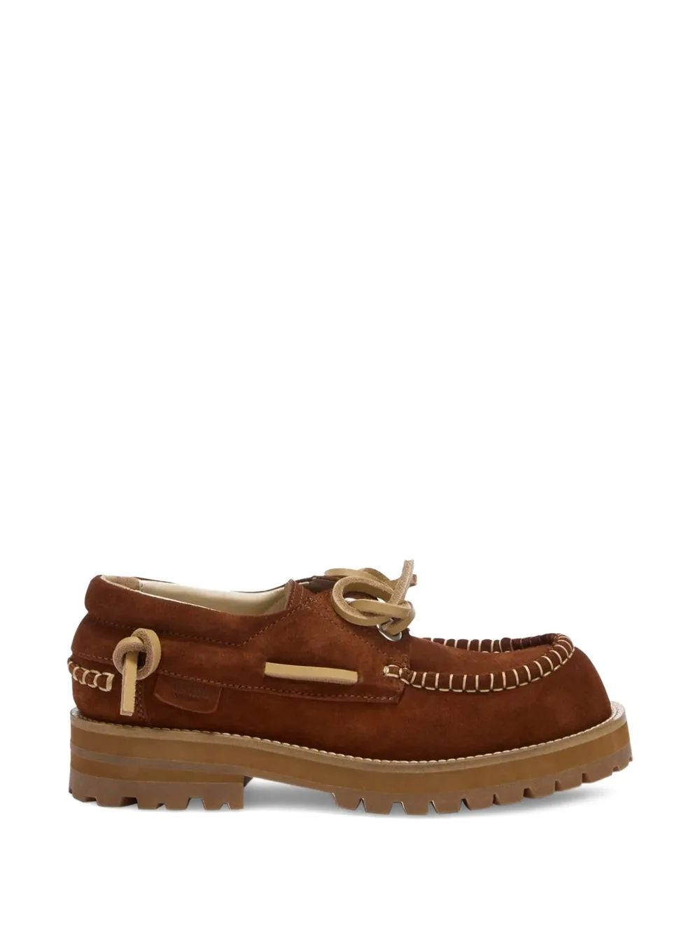 Suede Boat Shoes by Moschino