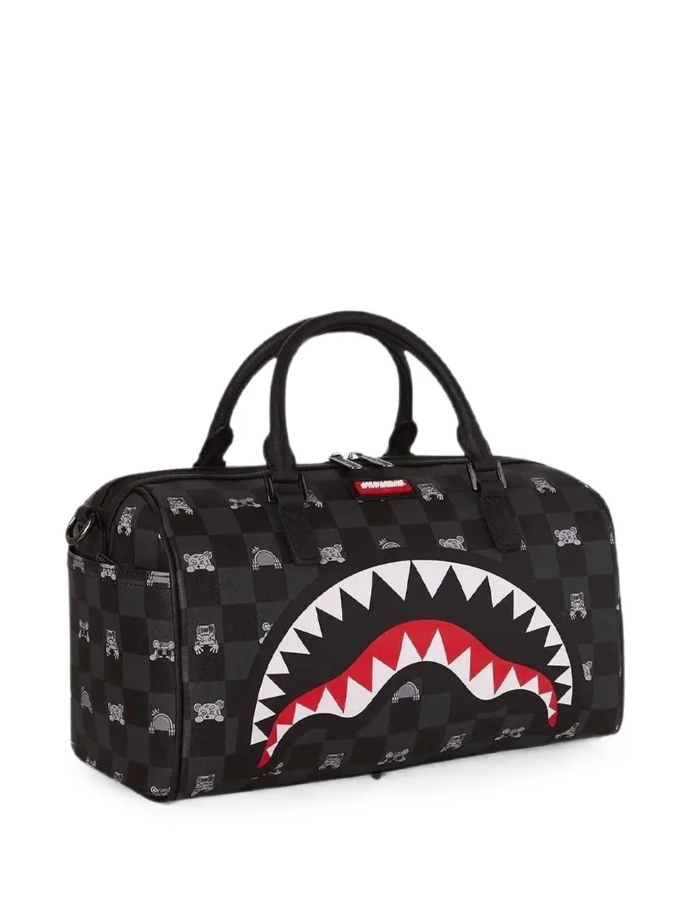 Mini Check-Pattern Tote Bag by Sprayground