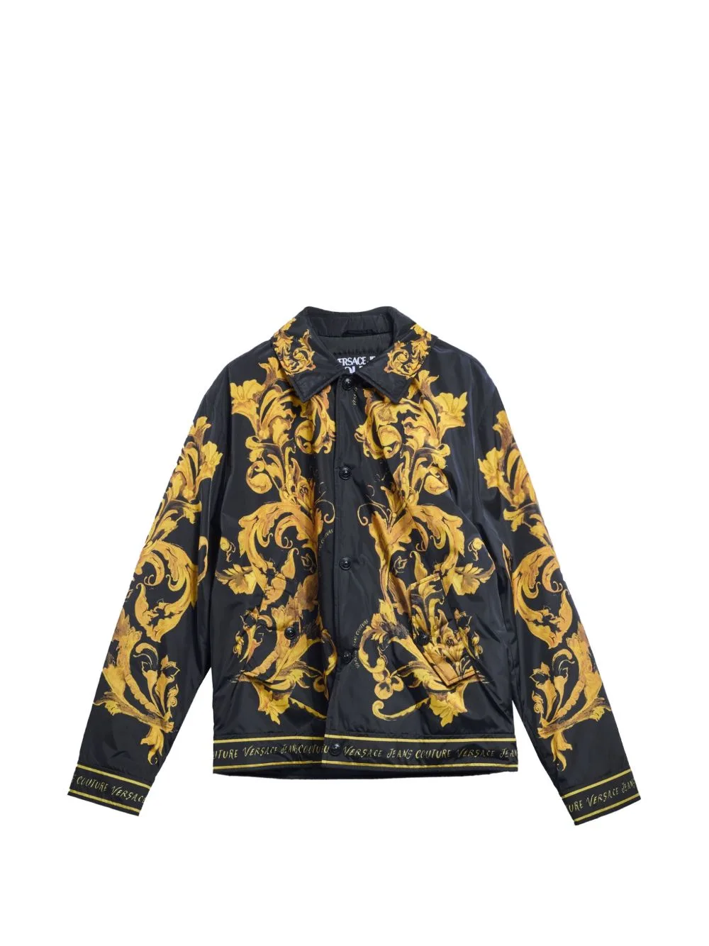 Baroque-Print Jacket by Versace Jeans Couture