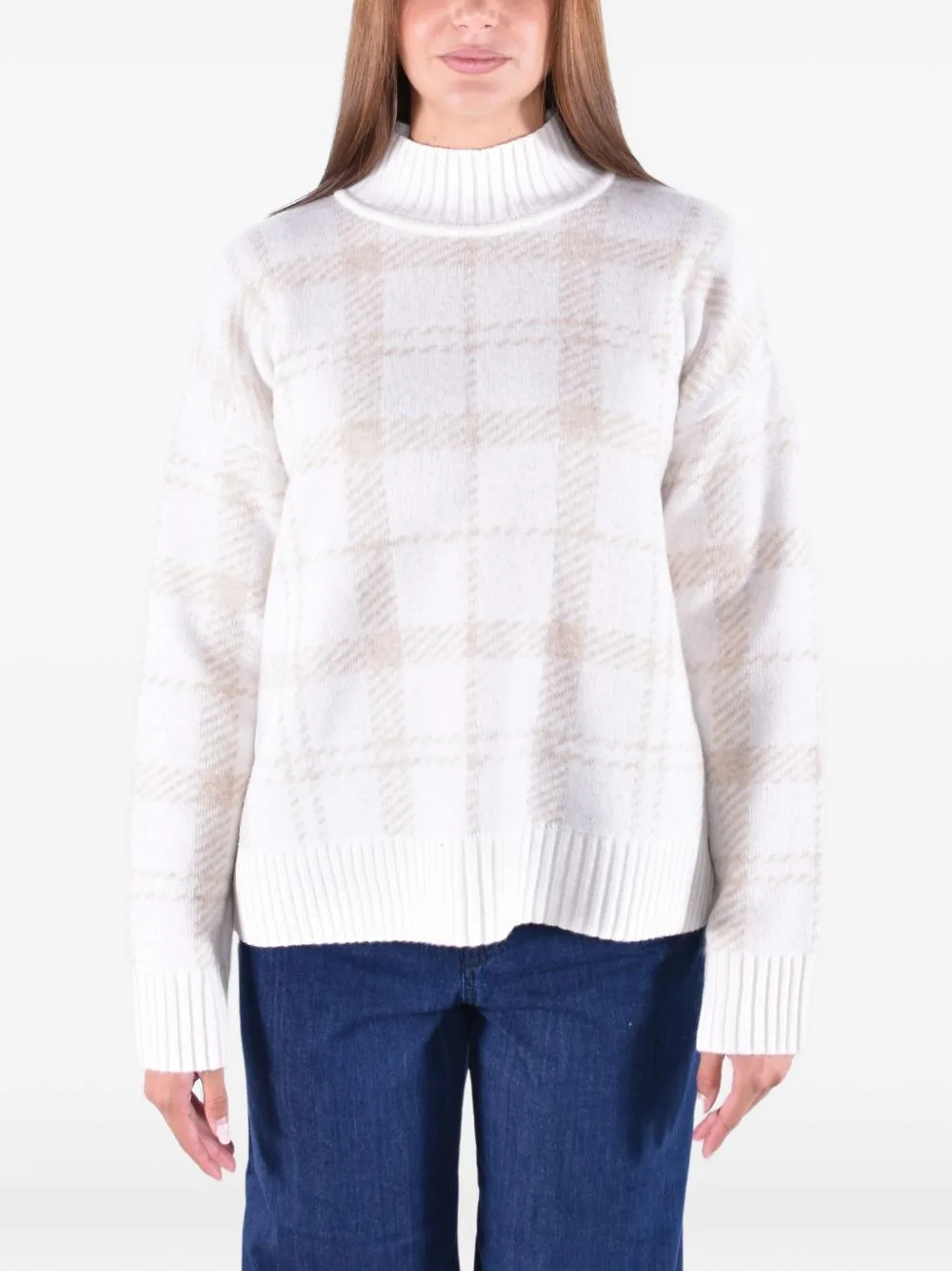 Delilah Check-Pattern Sweater by Barbour