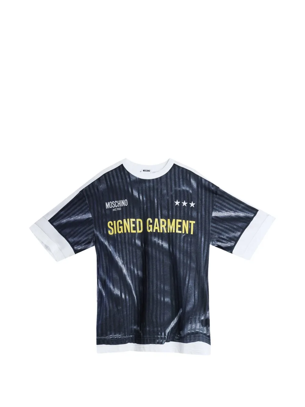 Trompe-L'œil Football T-Shirt by Moschino