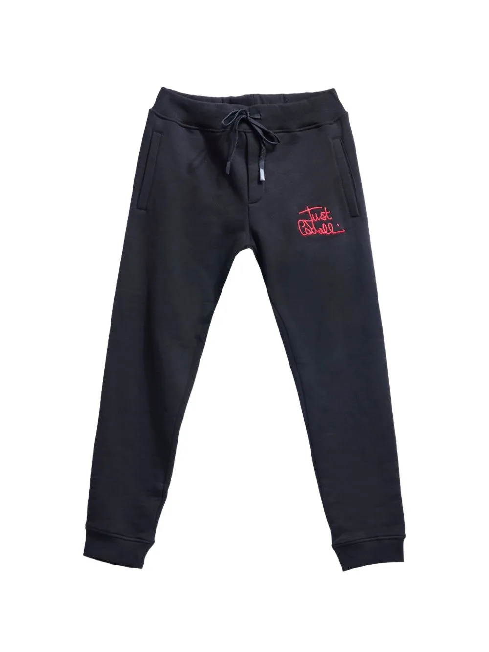 Logo-Embroidered Drawstring Track Pants by Just Cavalli