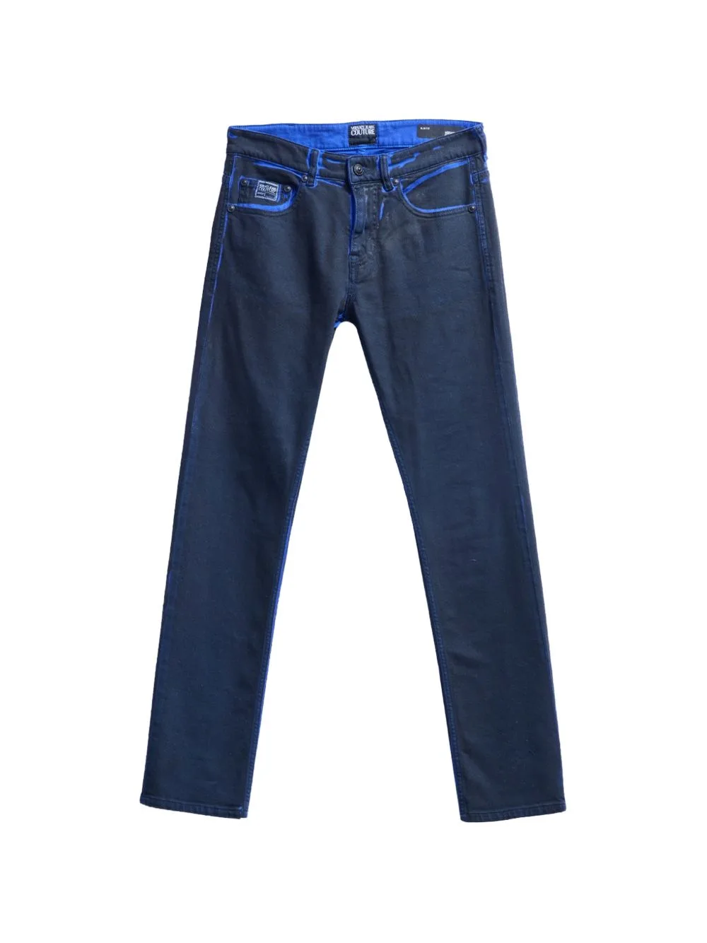 Nocturnal Washed-Effect Slim-Fit Jeans by Versace Jeans Couture