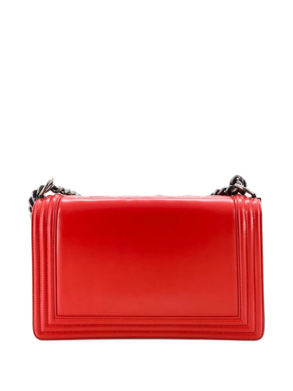 Reverso Boy Flap Bag Glazed Calfskin New Medium Shoulder Bag by CHANEL Pre-Owned