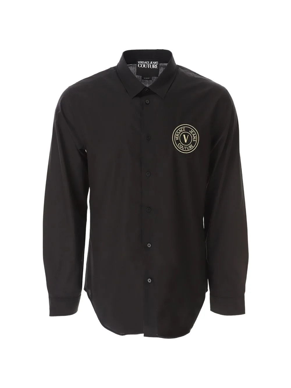 Embroidered-Logo Shirt by Versace Jeans Couture