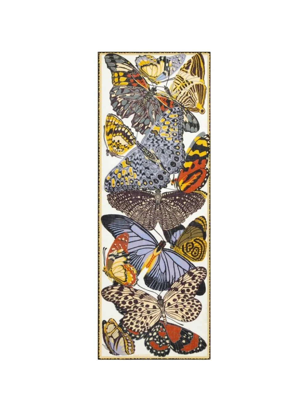 Papillons Butterfly-Print Scarf by Inoui Editions