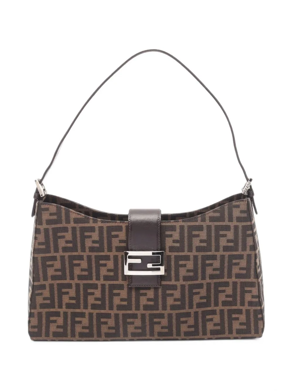 2010s Zucca Shoulder Bag by Fendi Pre-Owned