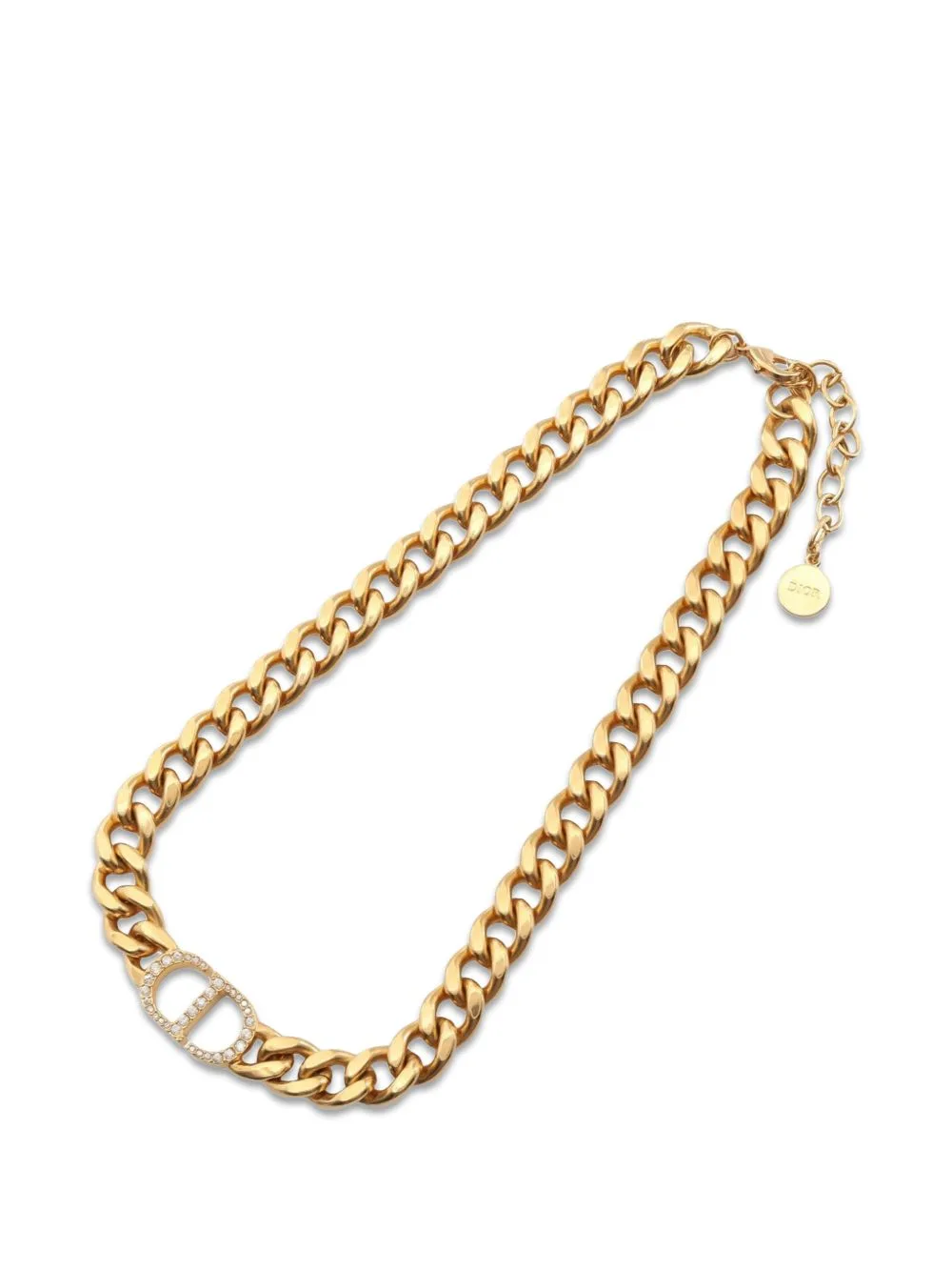 2010s Rhinestone-Embellished Necklace