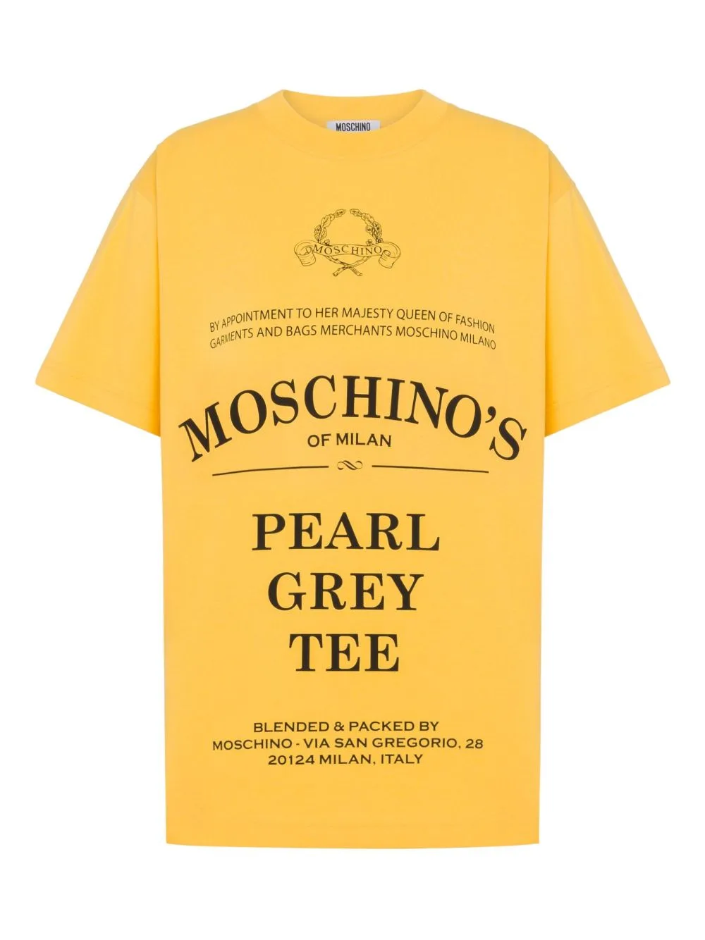 Printed Jersey T-Shirt by Moschino