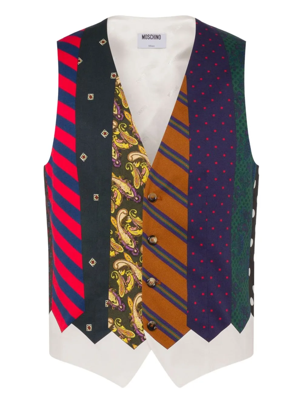 Patchwork Waistcoat by Moschino