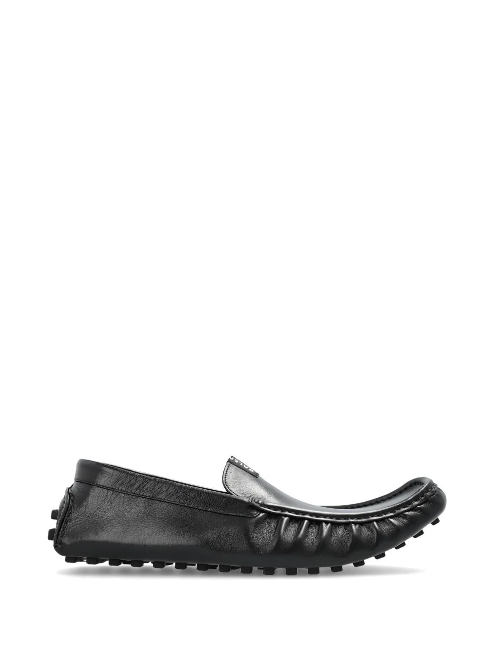 Portofino Ruched-Leather Loafers by Balenciaga