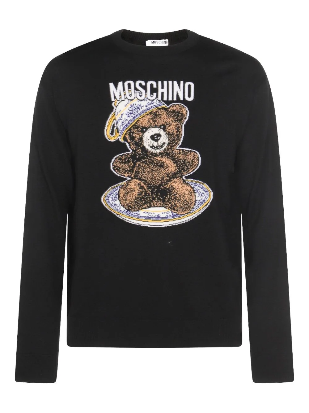 Intarsia-Knit Sweater by Moschino