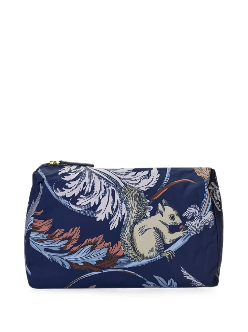 Rococo Squirrel-Print Make Up Bag by Inoui Editions