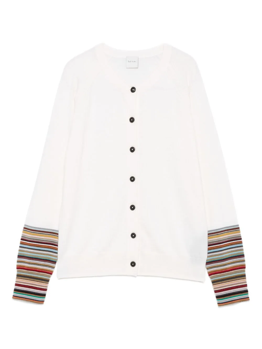 Signature Stripe-Trim Cardigan by Paul Smith