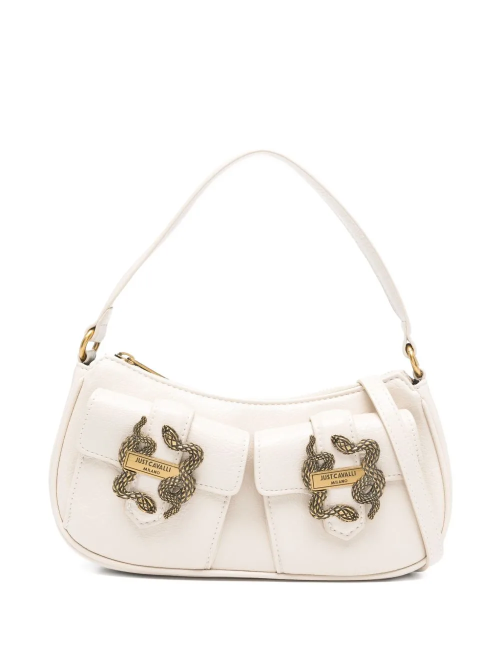 Snake-Buckle Tote Bag by Just Cavalli