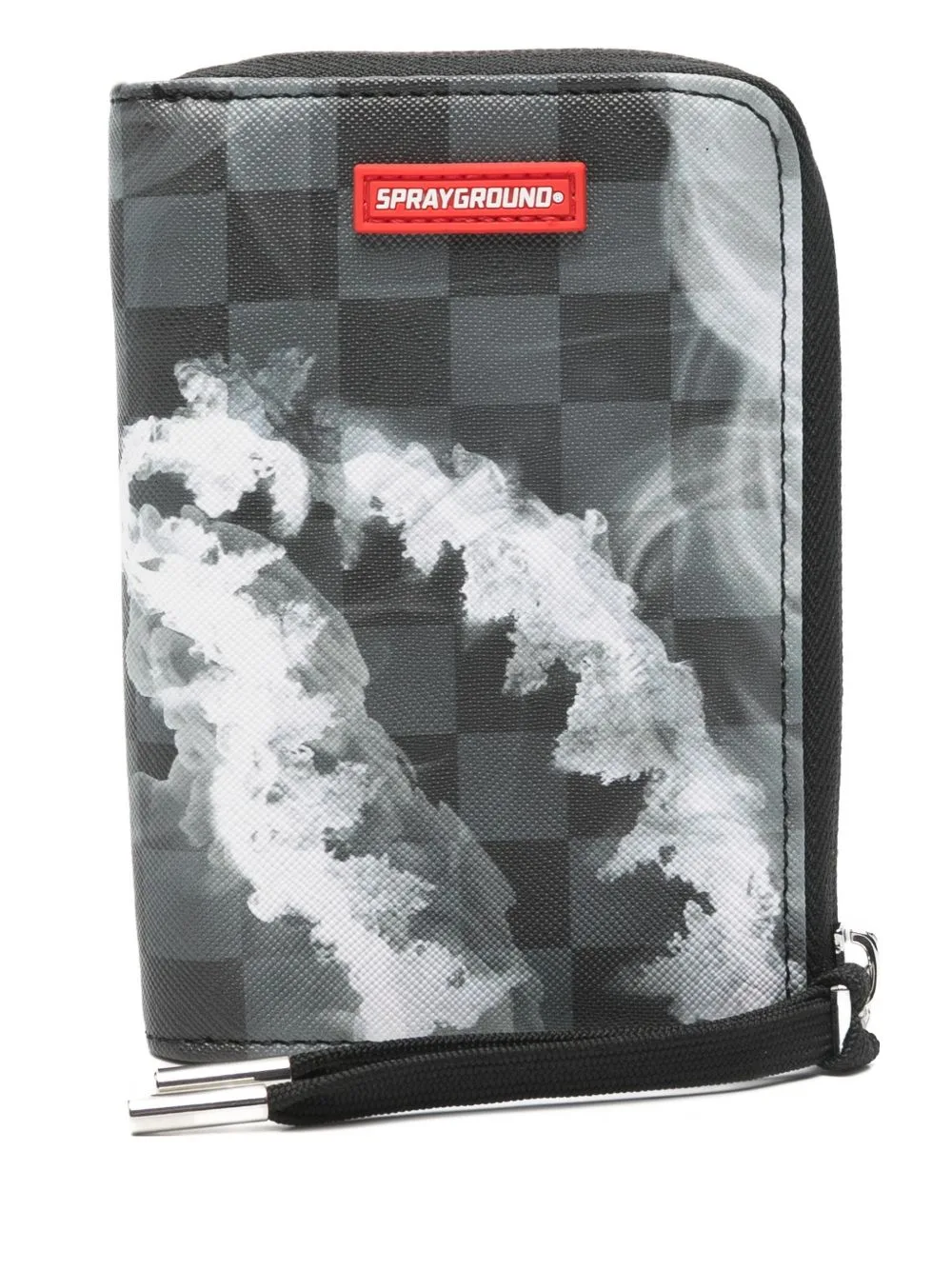 Checkerboard Print Zip Wallet by Sprayground