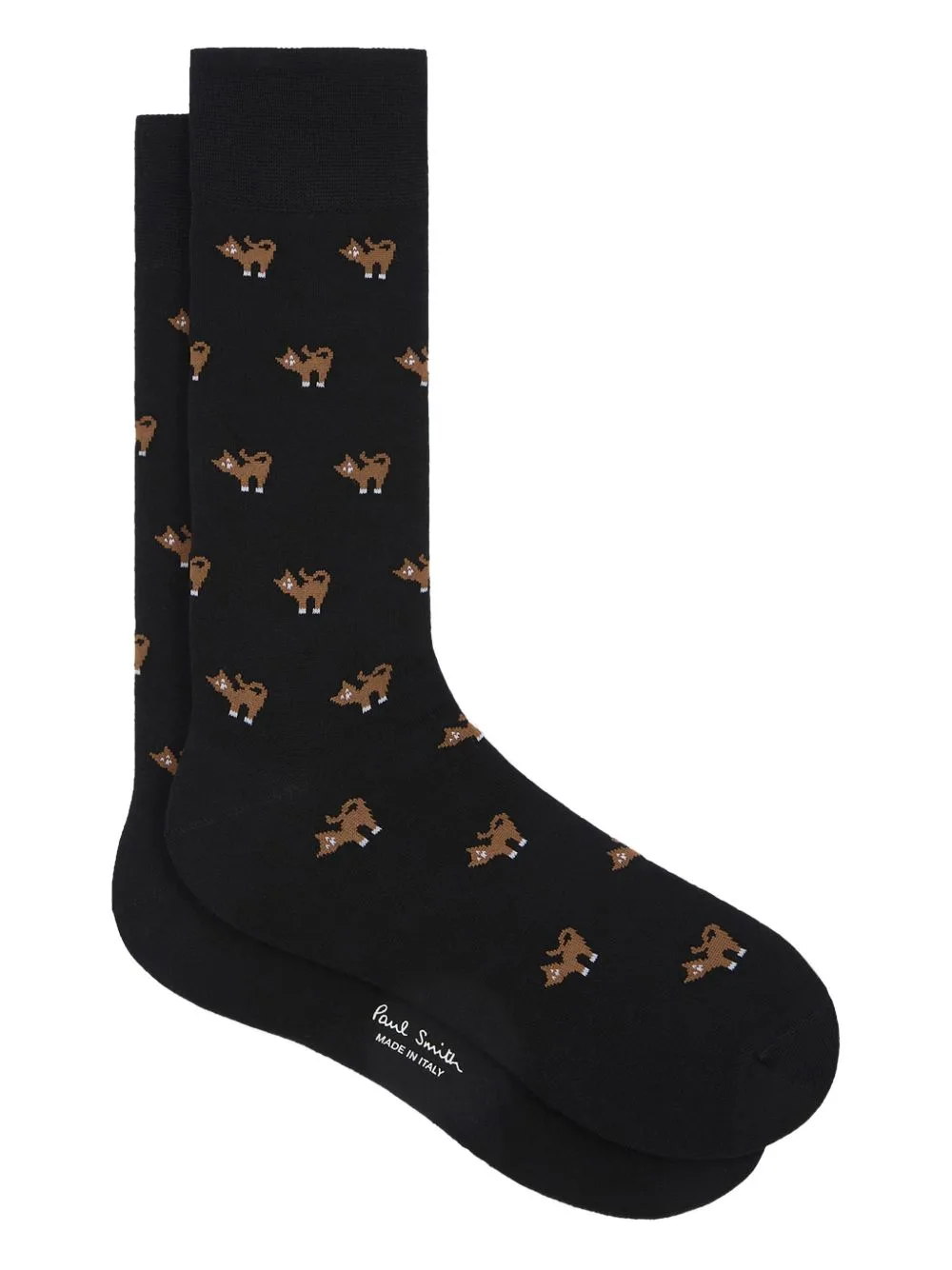 Cat-Pattern Socks by Paul Smith