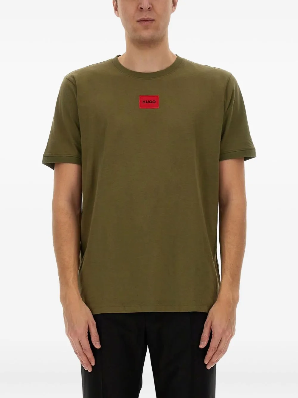 Logo-Label T-Shirt in Cotton Jersey