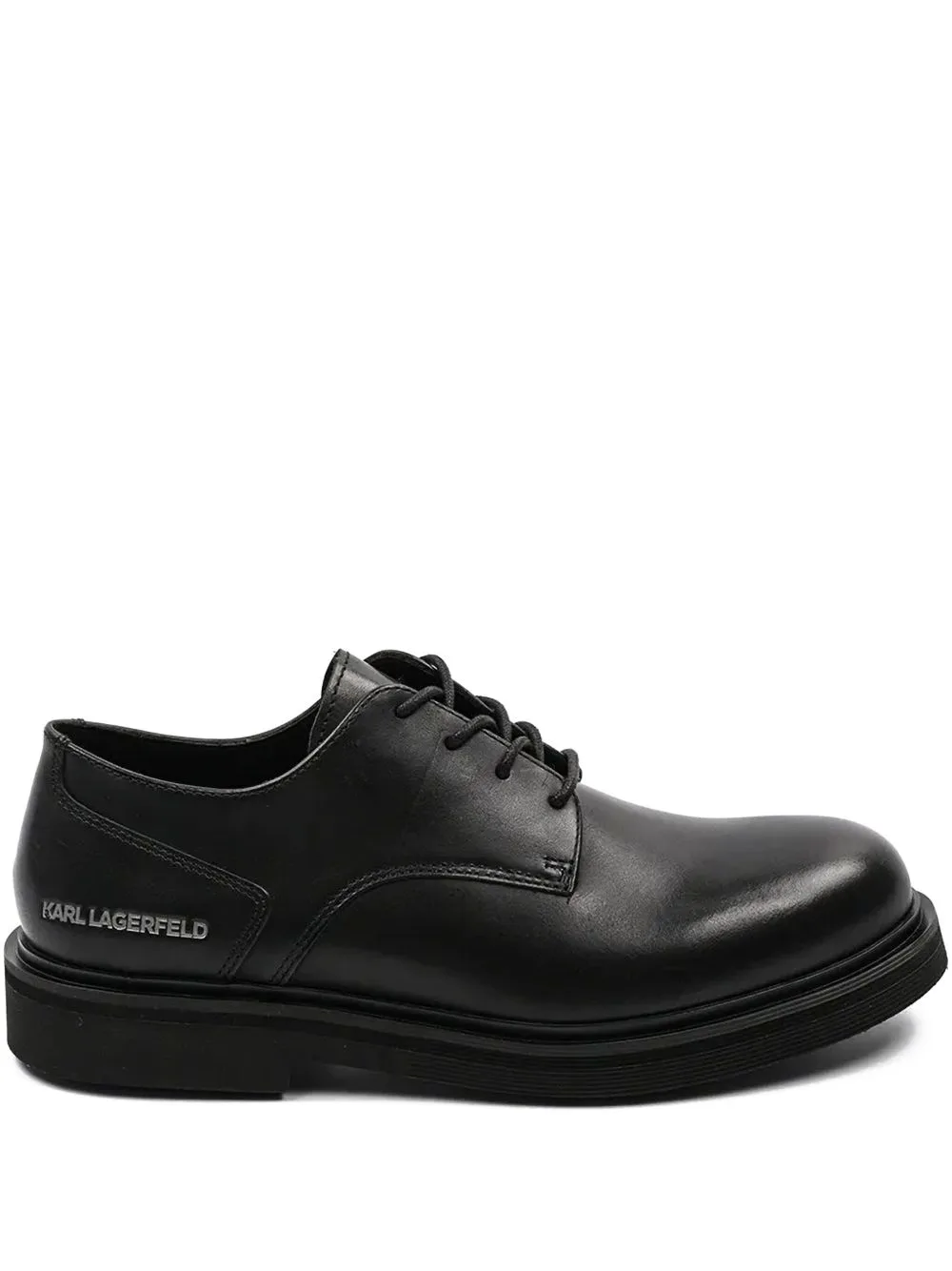 Lace-Up Leather Derby Shoes by Karl Lagerfeld